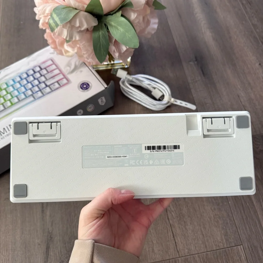 Razer Huntsman Mini 60% Mercury White RGB Keyboard